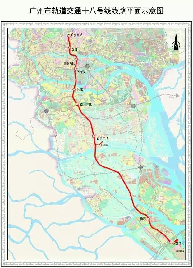 广州地铁最新线路图全景概览