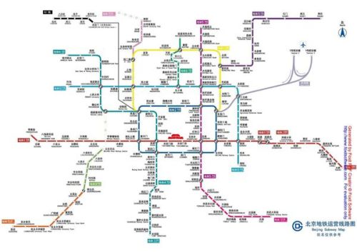 北京地铁线路图最新版，城市脉络探索新视角